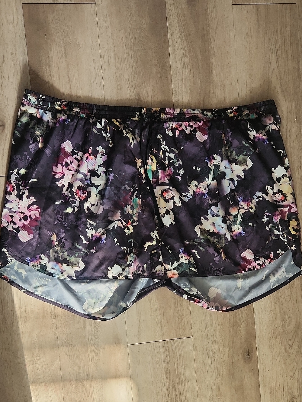 Old Navy Purple Floral Athletic Shorts